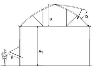 Serres jumelées - Luminosa 9 Dessin LUMINOSA 2